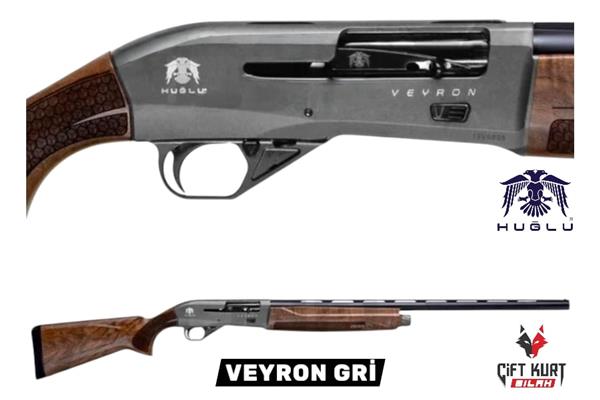 Huğlu VEYRON GRİ Tüplü Şarjörlü Yarı Otomatik Av Tüfeği